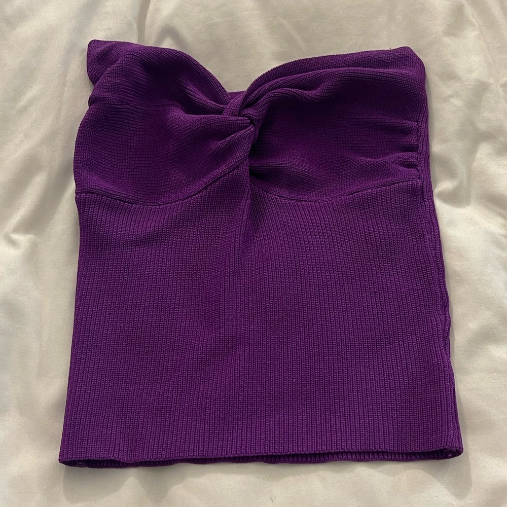 Purple Crop top